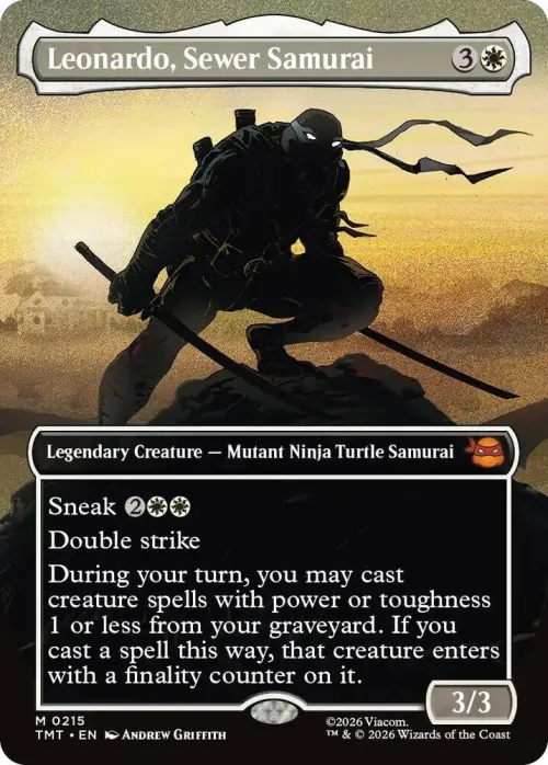 Leonardo, Sewer Samurai - Foil