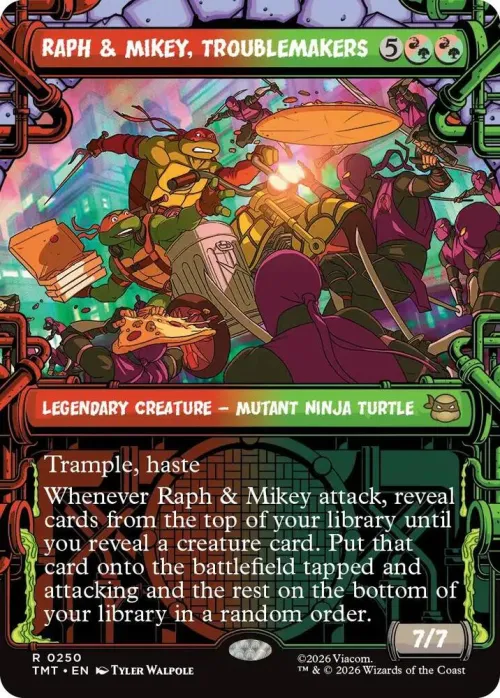 Raph & Mikey, Troublemakers - Foil