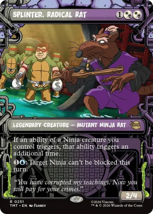 Splinter, Radical Rat - Foil