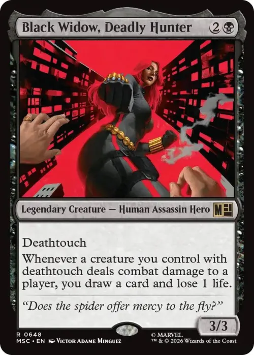 Black Widow, Deadly Hunter - Foil