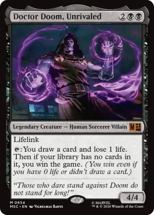 Doctor Doom, Unrivaled - Foil