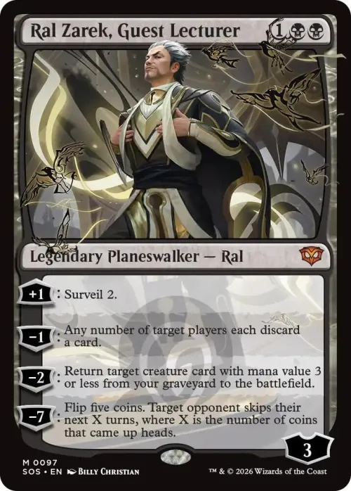 Ral Zarek, Guest Lecturer - Foil