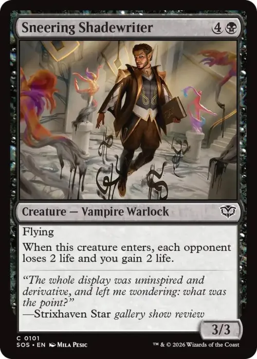 Sneering Shadewriter - Foil
