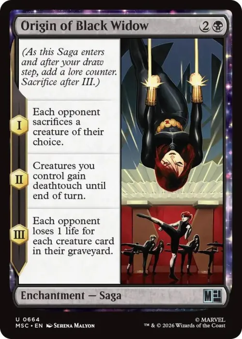 Origin of Black Widow - Foil