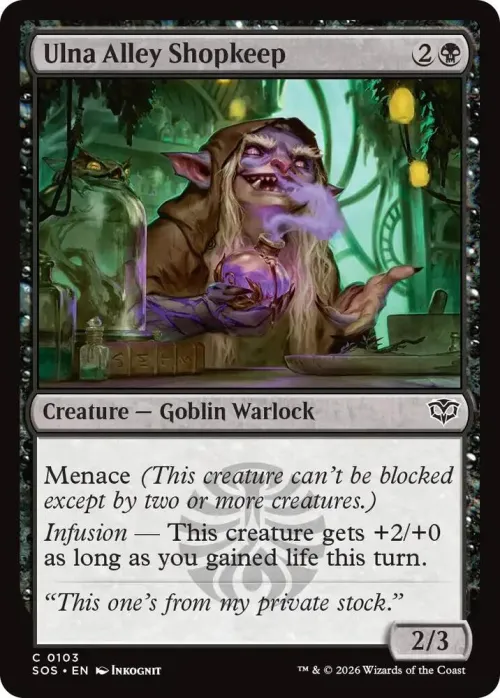 Ulna Alley Shopkeep - Foil