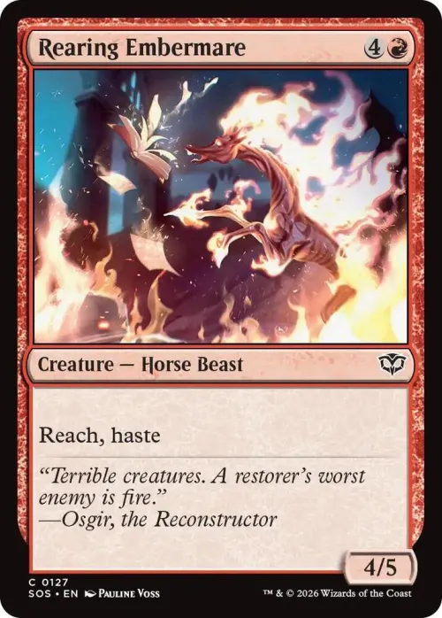 Rearing Embermare - Foil