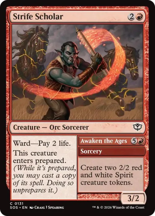 Strife Scholar - Foil