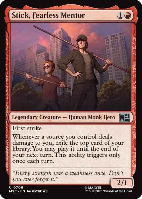 Stick, Fearless Mentor - Foil
