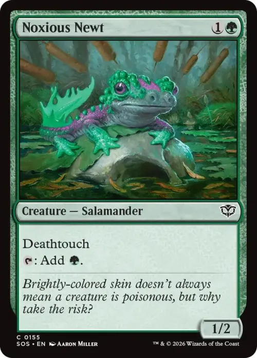 Noxious Newt - Foil