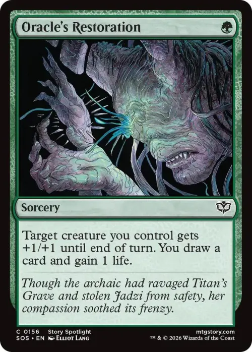 Oracle's Restoration - Foil