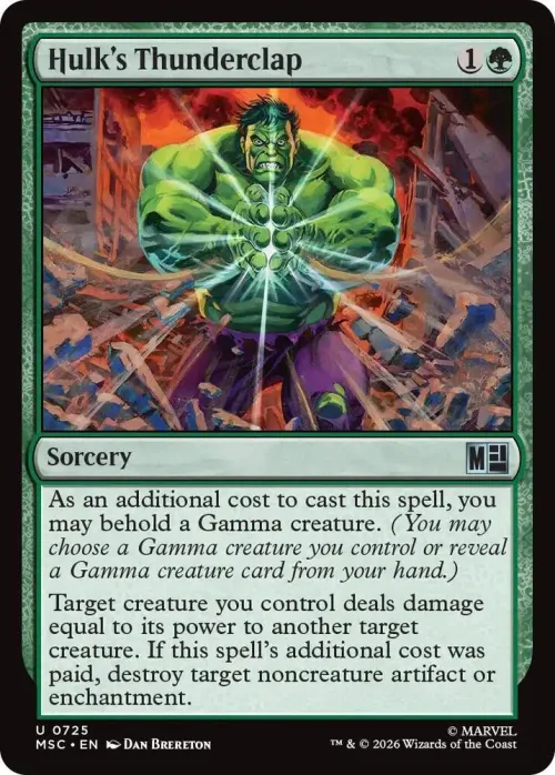 Hulk's Thunderclap - Foil