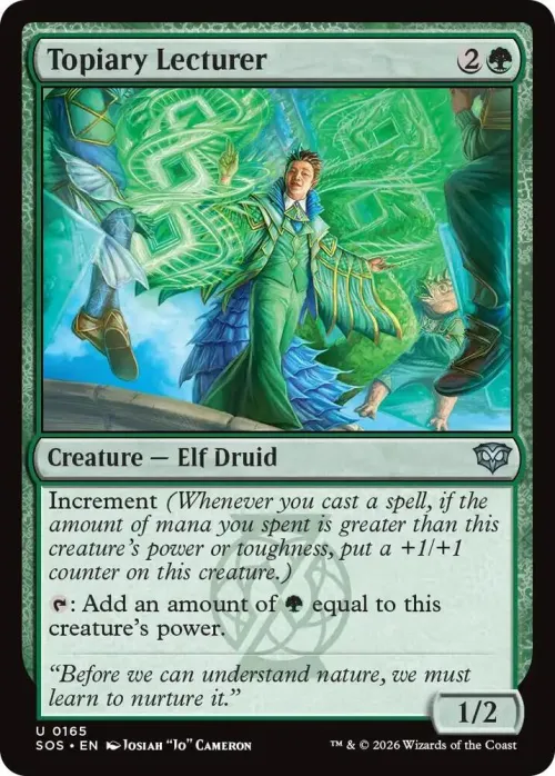 Topiary Lecturer - Foil