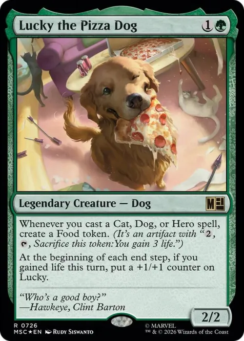 Lucky the Pizza Dog - Foil