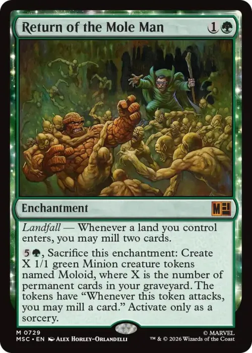 Return of the Mole Man - Foil