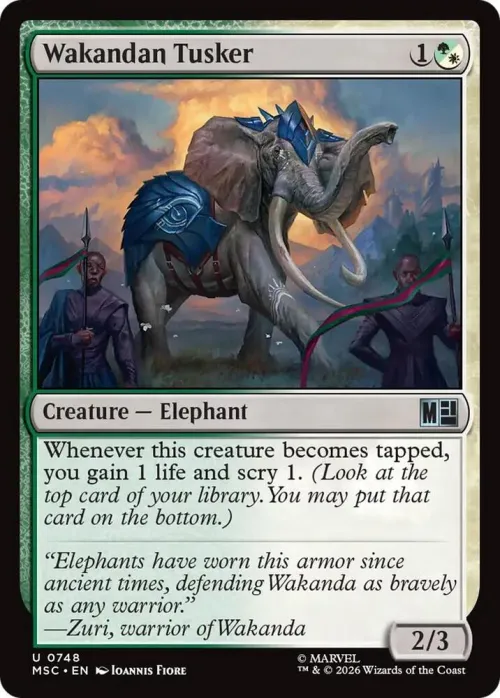 Wakandan Tusker - Foil