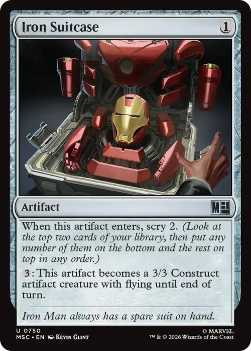 Iron Suitcase - Foil