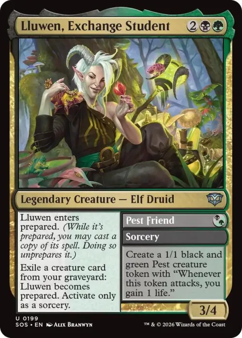 Lluwen, Exchange Student - Foil