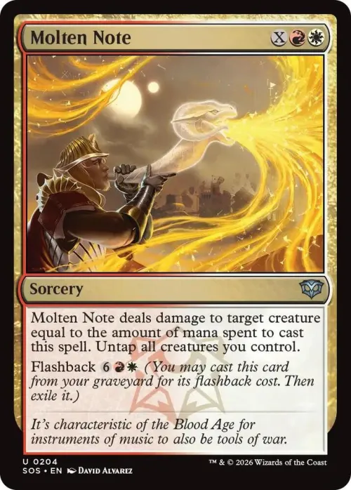 Molten Note - Foil