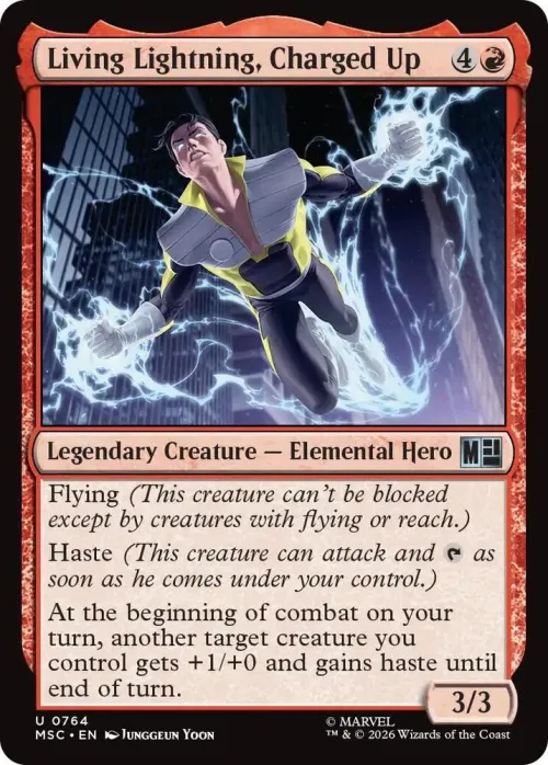 Living Lightning, Charged Up - Foil
