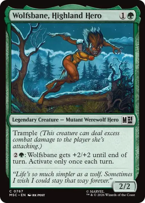 Wolfsbane, Highland Hero - Foil