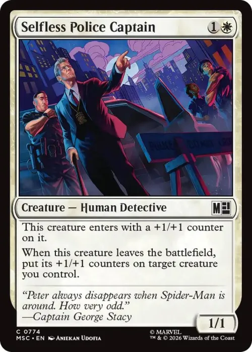 Selfless Police Captain - Foil