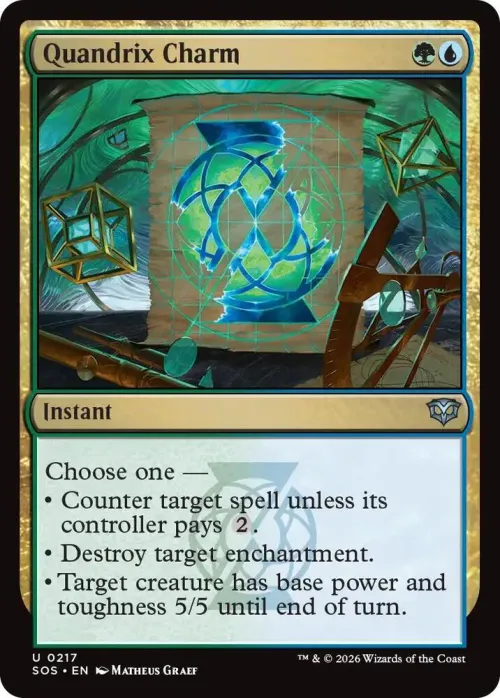 Quandrix Charm - Foil