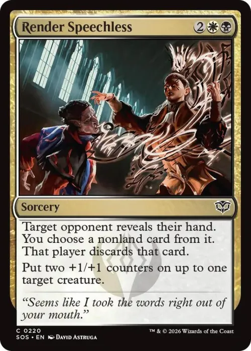 Render Speechless - Foil