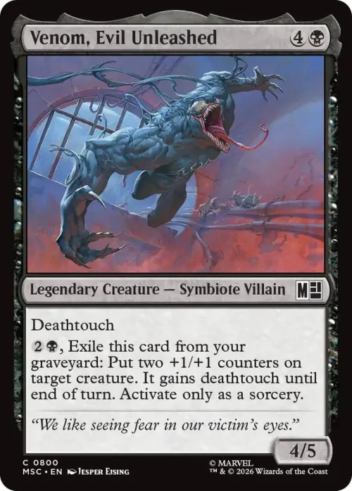 Venom, Evil Unleashed - Foil
