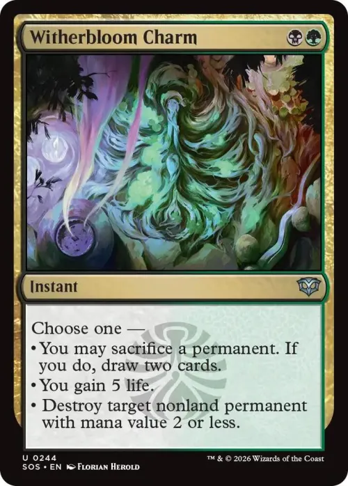 Witherbloom Charm - Foil