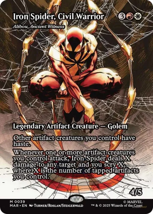 Iron Spider, Civil Warrior - Alibou, Ancient Witness - Foil