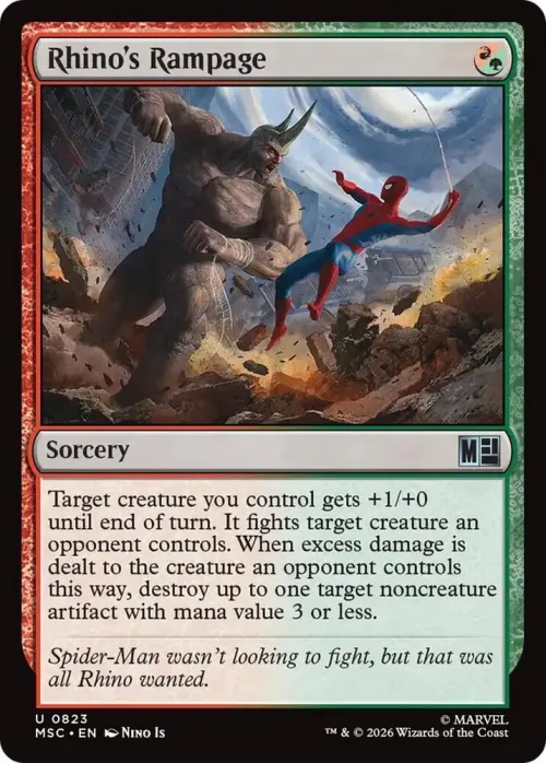 Rhino's Rampage - Foil