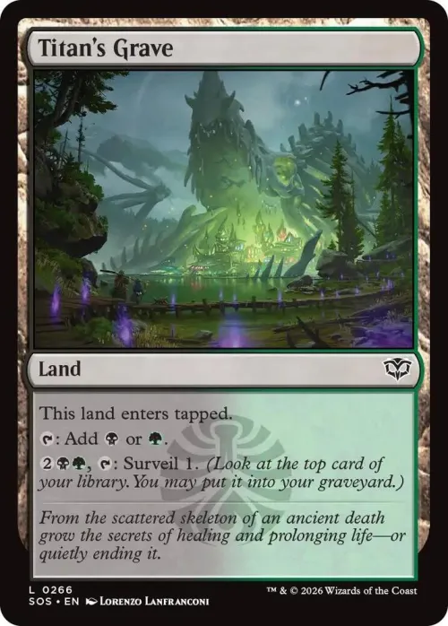 Titan's Grave - Foil