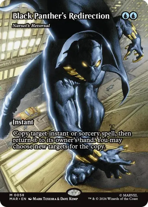 Black Panther's Redirection - Narset's Reversal - Foil