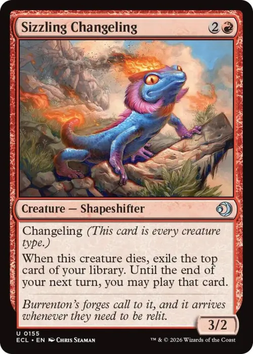 Sizzling Changeling - Foil