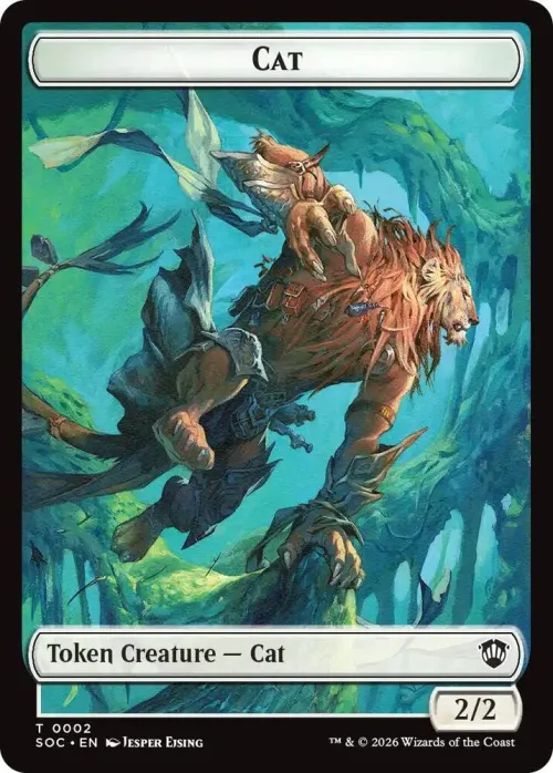 Cat // Inkling (0022) Double-Sided Token - Foil