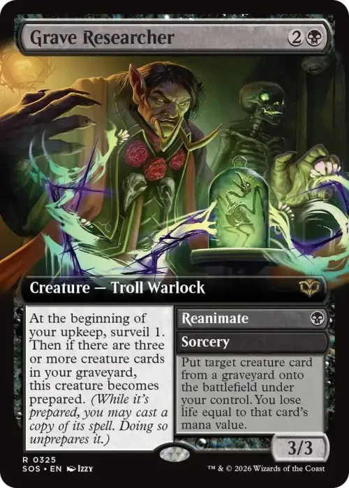 Grave Researcher - Foil