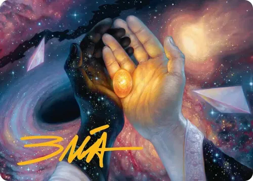 The Soul Stone Art Card - Gold Stamped Signature