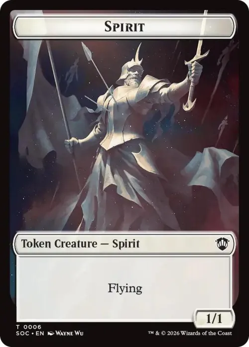 Spirit (0006) // Illusion Double-Sided Token - Foil