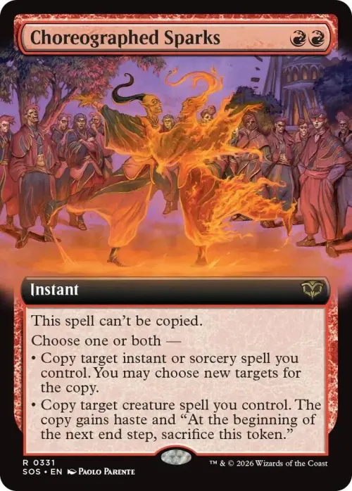 Choreographed Sparks - Foil