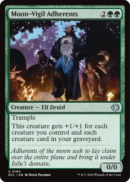 Moon-Vigil Adherents - Foil