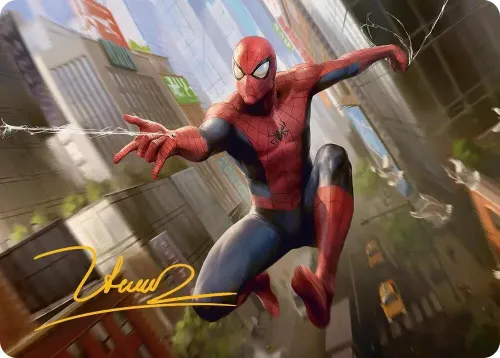 Amazing Spider-Man Art Card - Gold Stamped Signature
