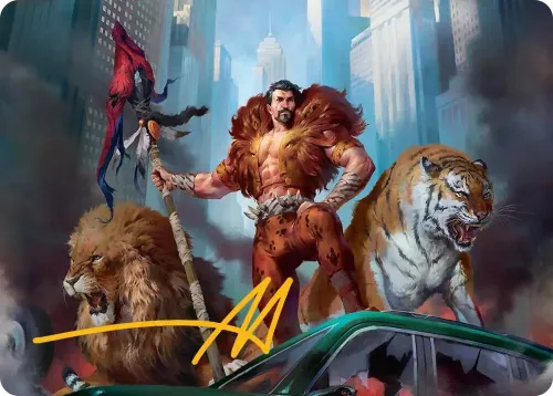 Kraven, Proud Predator Art Card - Gold Stamped Signature