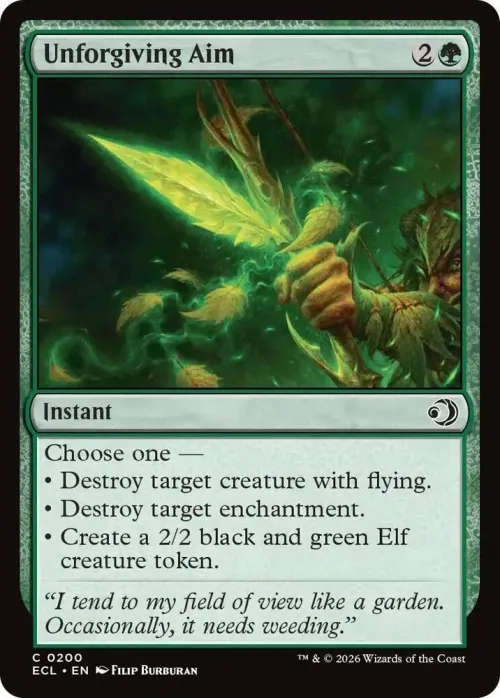 Unforgiving Aim - Foil