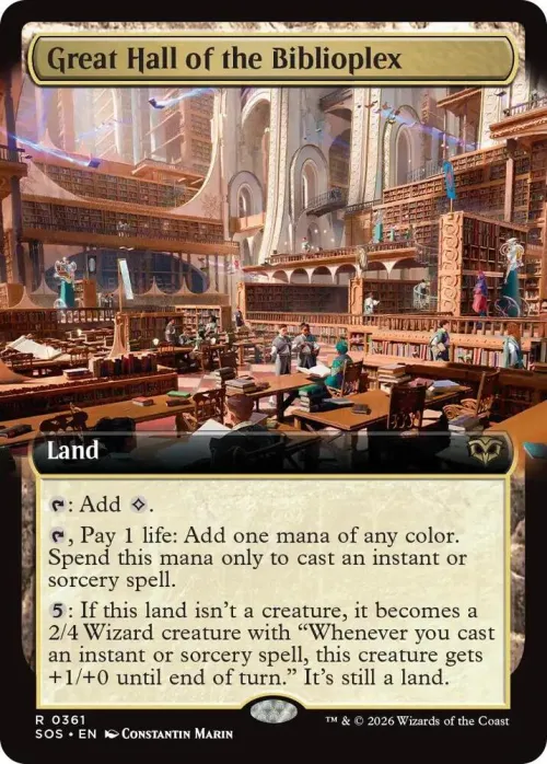 Great Hall of the Biblioplex - Foil