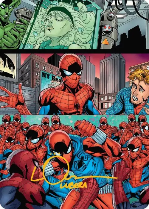 The Clone Saga Art Card - Gold Stamped Signature