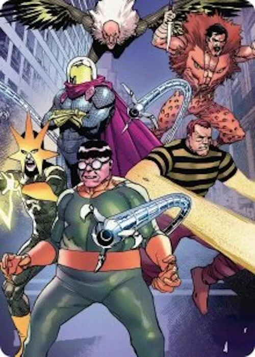 Behold the Sinister Six! Art Card