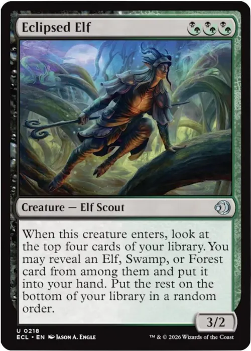 Eclipsed Elf - Foil