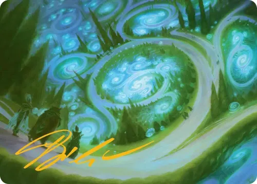 Mathemagics Art Card - Gold Stamped Signature