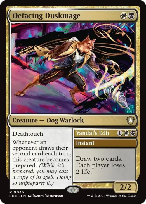 Defacing Duskmage