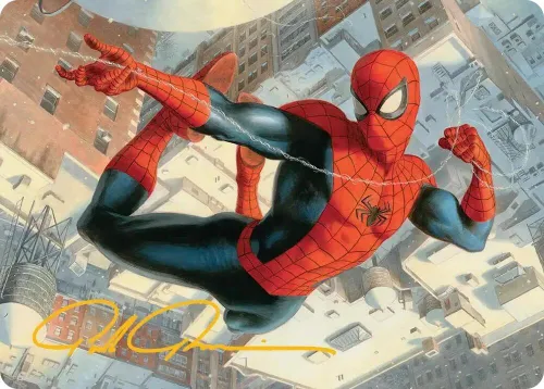 Spider-Man, Peter Parker Art Card - Gold Stamped Signature